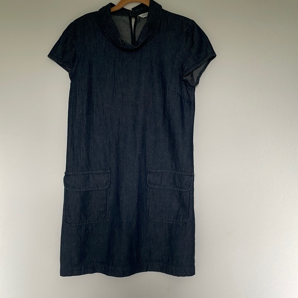 Zara Basic Denim Dress Size M